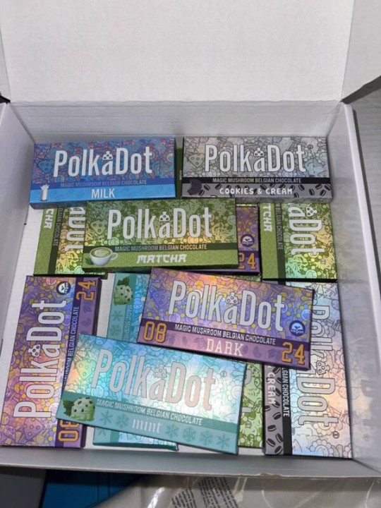 polkadot chocolate bar