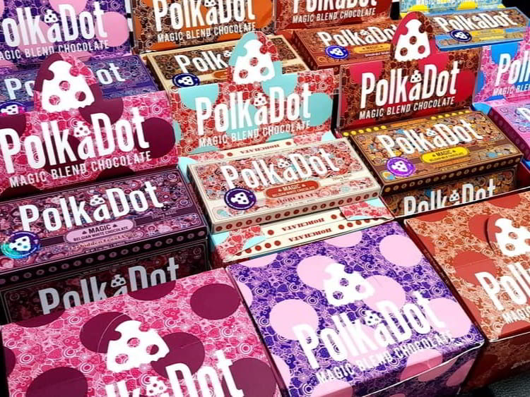 polkadot mushroom chocolate review